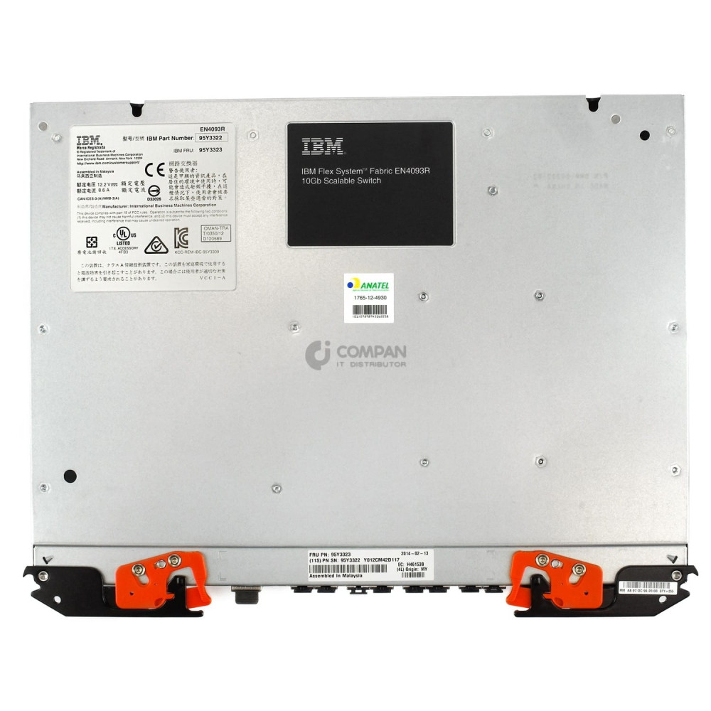 49Y4273 IBM FLEX SYSTEM FABRIC EN4093 10GB SCALABLE SWITCH MODULE 49Y4272